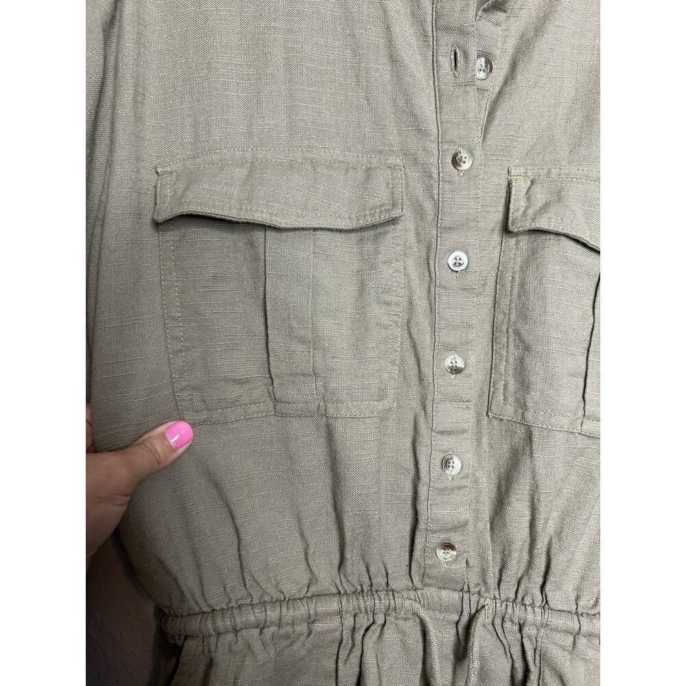 Billabong Wake The Night Women's Lifestyle Short Romper Green Long Sleeve Large - Picture 12 of 13